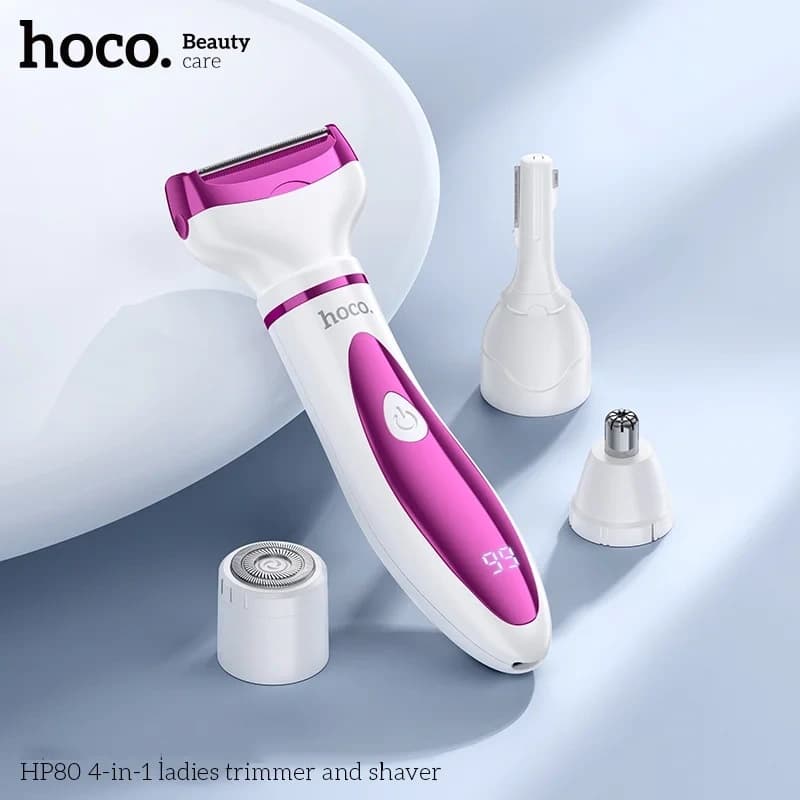 Hoco HP80 4 In 1 Women's Hair Trimmer And Shaver — image 2