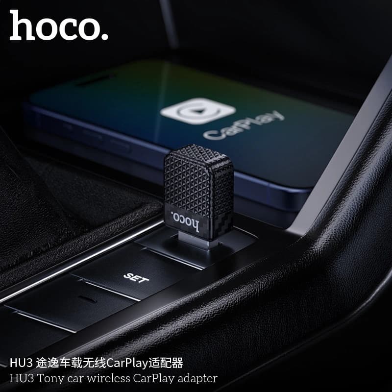 Hoco HU3 Wireless CarPlay Adapter – Wired To Wireless Conversion — image 3