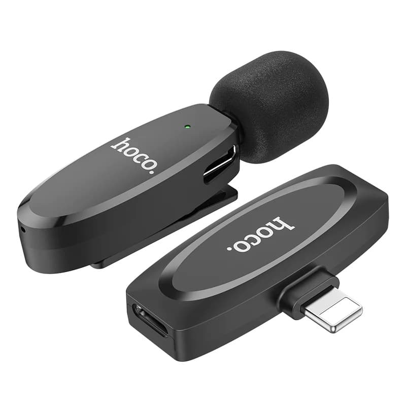 Hoco L15 Wireless Lavalier Microphone For iPhone — image 2