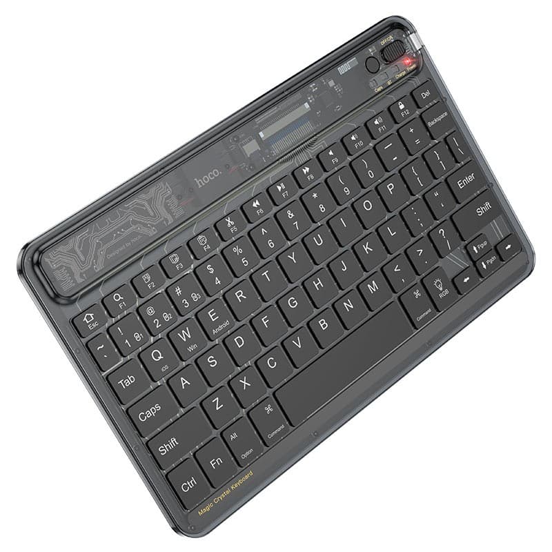 Hoco S55 Wireless Keyboard Transparent Discovery Edition English — image 3
