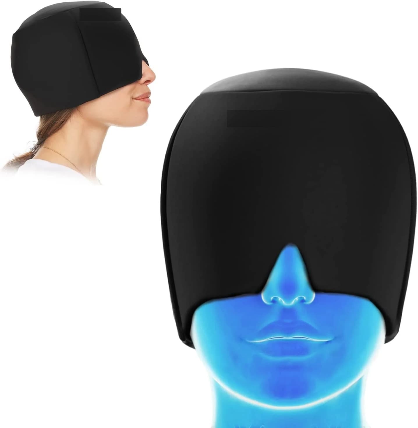 Hot & Cold Compress Therapy Gel Migraine Headache Relief Cap — image 4