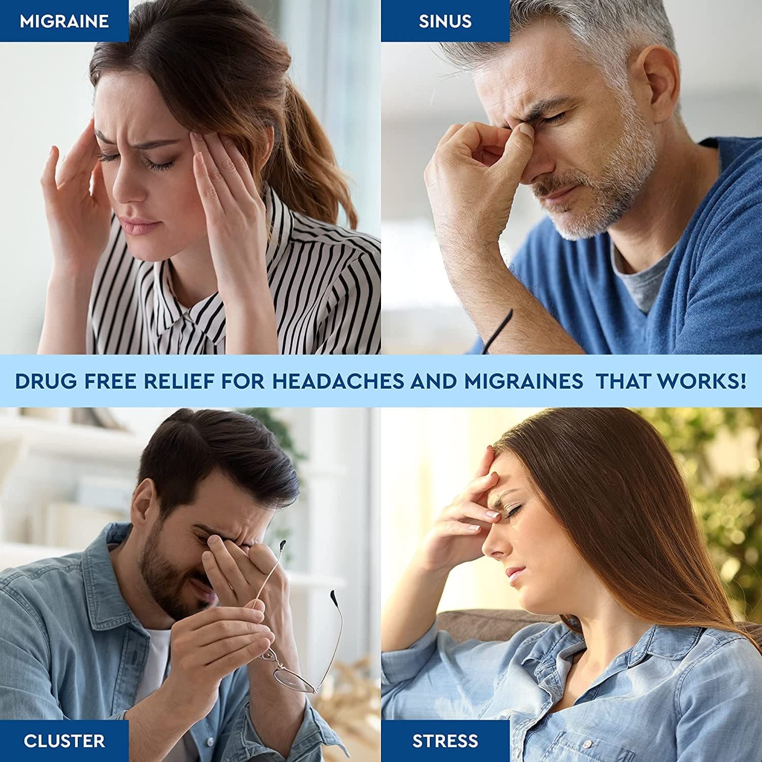 Hot & Cold Compress Therapy Gel Migraine Headache Relief Cap — image 6
