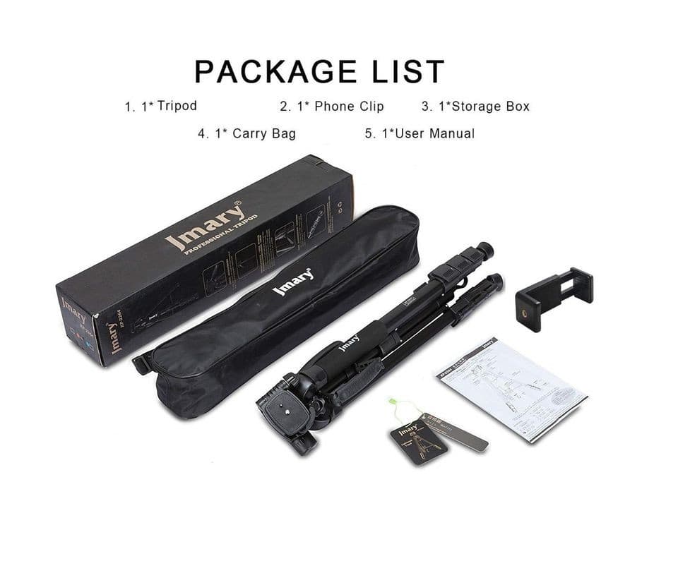 Jmary KP 2234 Professional Aluminium Tripod for All DSLR Cameras — image 4