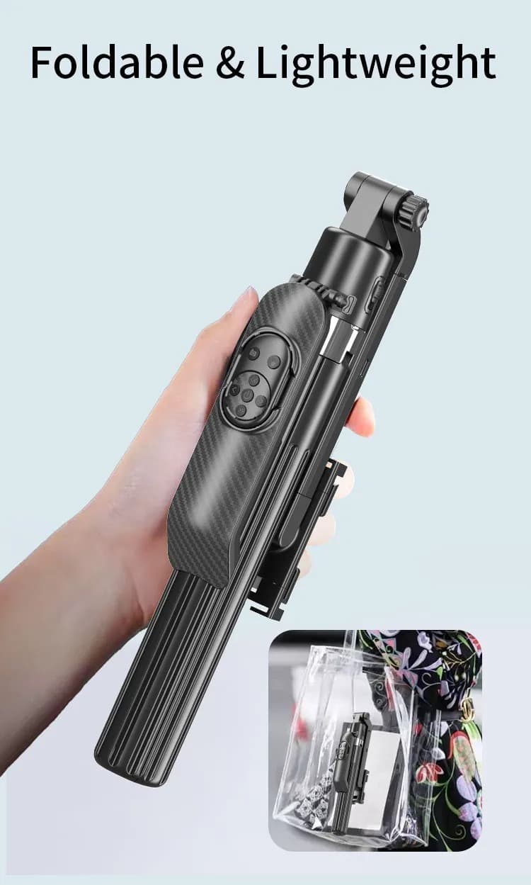 JMARY KT299 Smart Rotation Selfie Stick & Tripod With AI Face Sensor (Up to 1.8 m, 360° Horizontal) — image 2