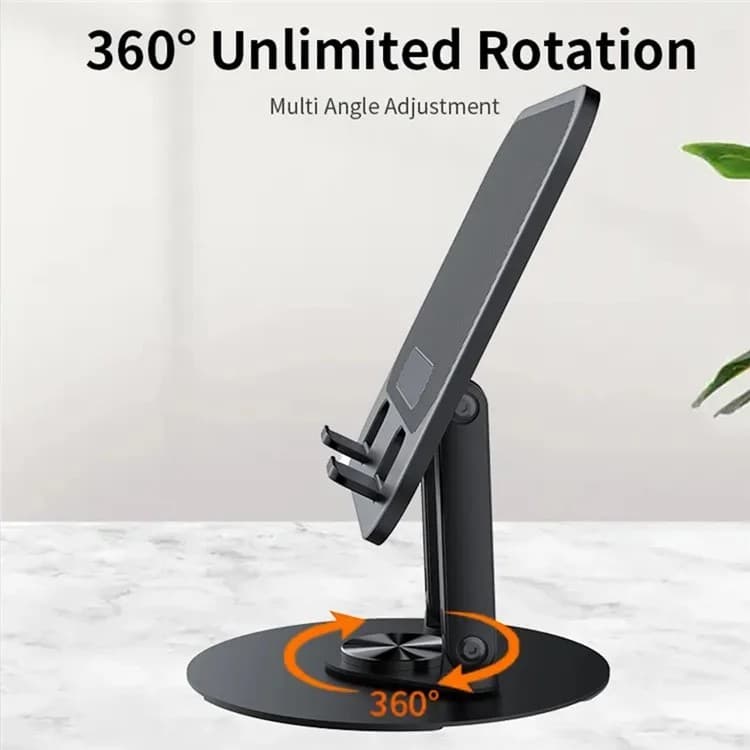 Jmary MK85 Tablet And Laptop Stand Swivel And Foldable Dual Axis — image 2