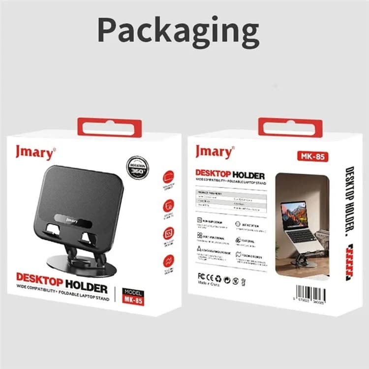 Jmary MK85 Tablet And Laptop Stand Swivel And Foldable Dual Axis — image 5