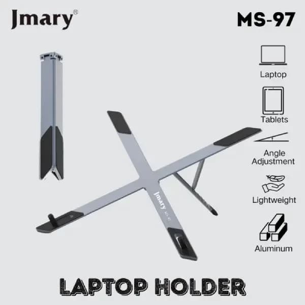 Jmary MS97 Aluminum Foldable Laptop & Tablet Holder Stand — image 2