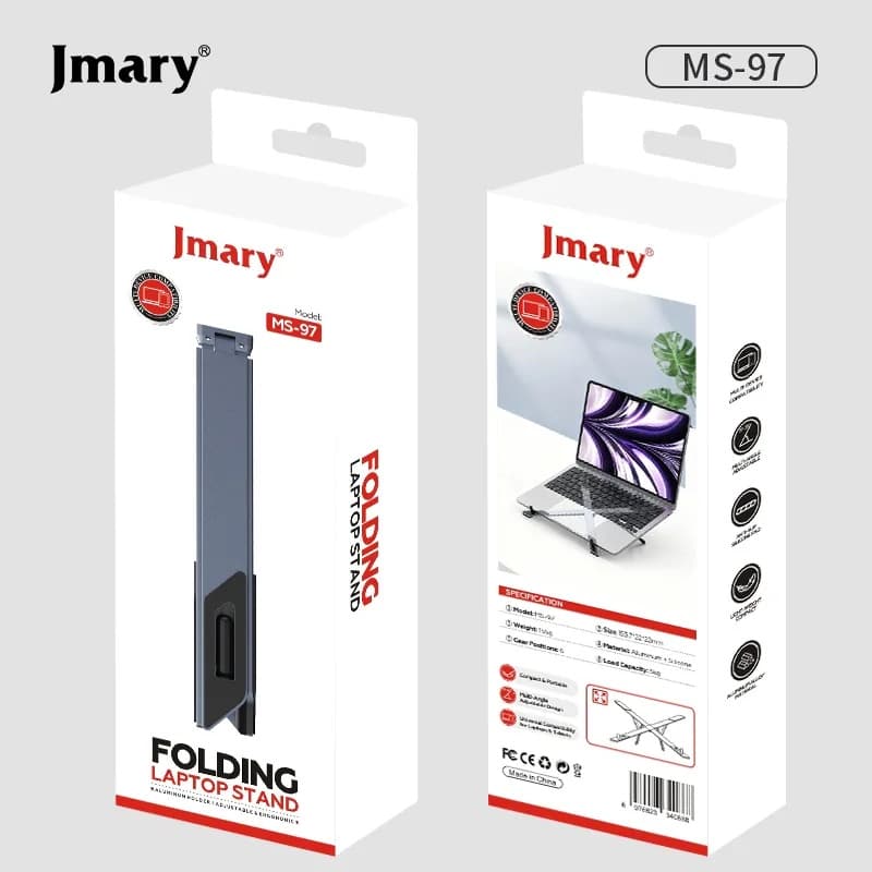 Jmary MS97 Aluminum Foldable Laptop & Tablet Holder Stand — image 4