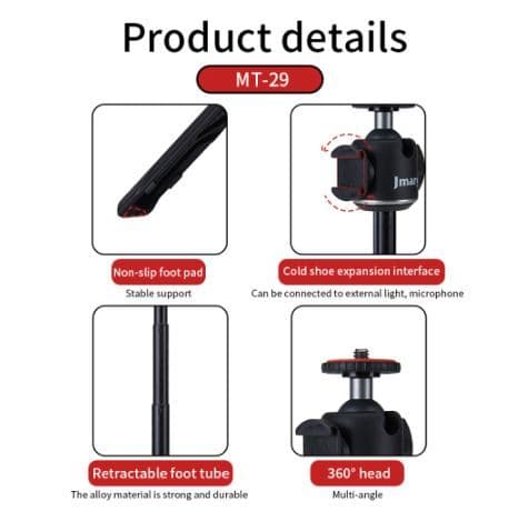 Jmary MT29 Portable Mini Tripod — image 5