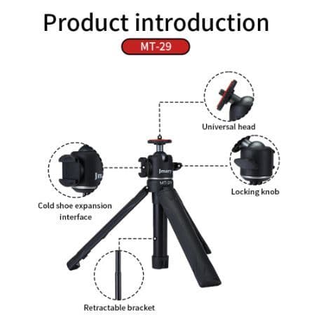 Jmary MT29 Portable Mini Tripod — image 4