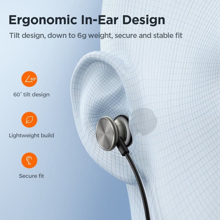 Joyroom JR-EW03 Metal Wired In-Ear Earphones With Mic — image 5