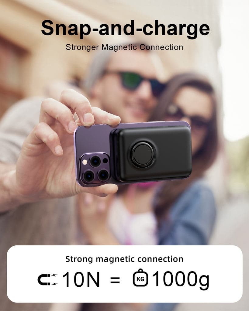 Joyroom JR W050 20W 10000mah Mini Magnetic Wireless Power Bank With Ring — image 2