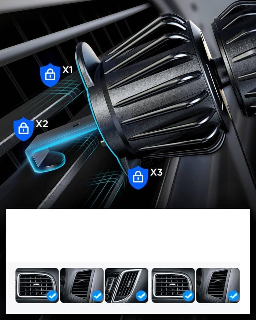 Joyroom JR ZS355 Magnetic Car Air Vent Phone Holder Mount — image 4