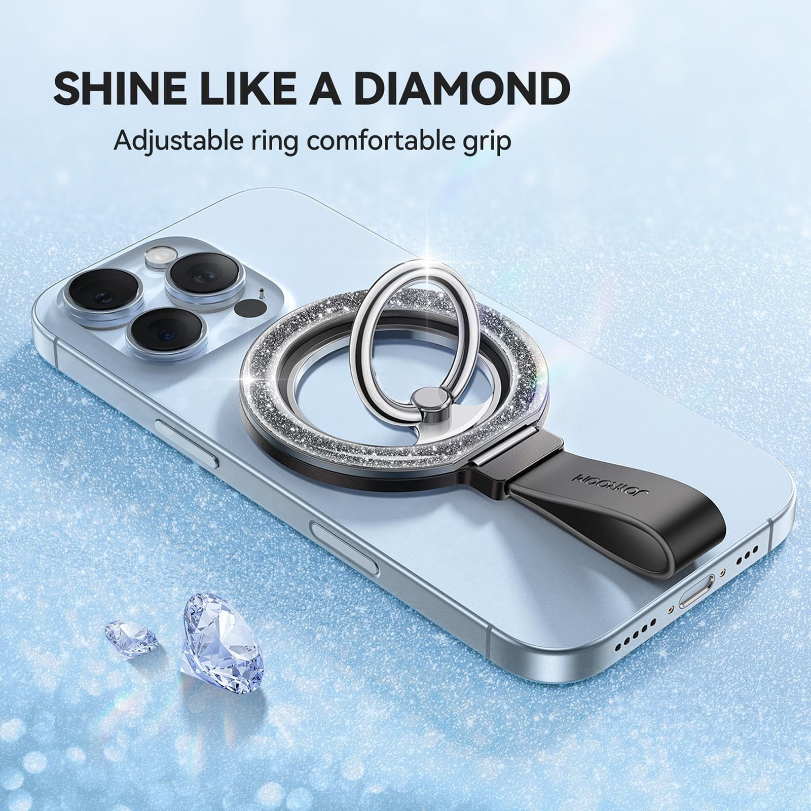 JOYROOM JR ZS425 Glitter Ring Buckle MagSafe Magnetic Phone Holder — image 3