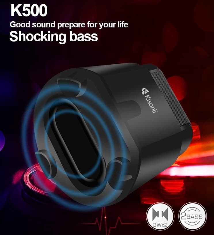Kisonli K500 Wired USB 2.0 Multimedia Speaker — image 4