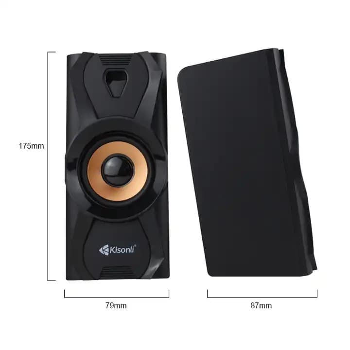 Kisonli U9003 Wired Multimedia Desktop Computer Speaker — image 3