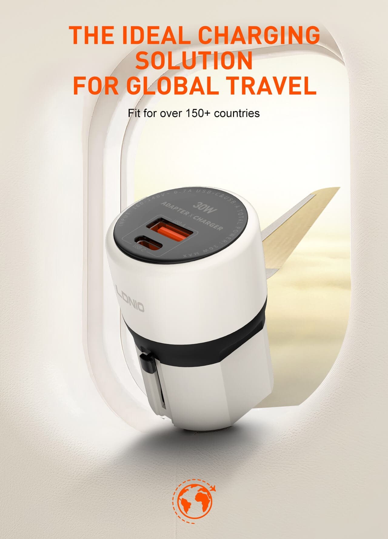 LDNIO Q2319 30W Super Fast Charging Global Mobile Phone Charger — image 4