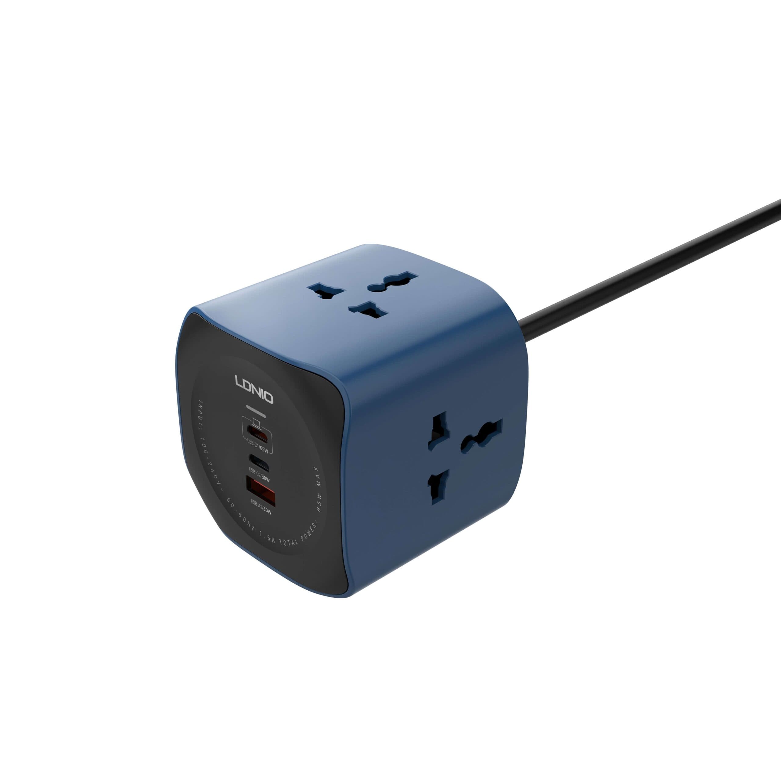 LDNIO SC3319 6-in-1 Power Socket Adapter Desktop Charger — image 3