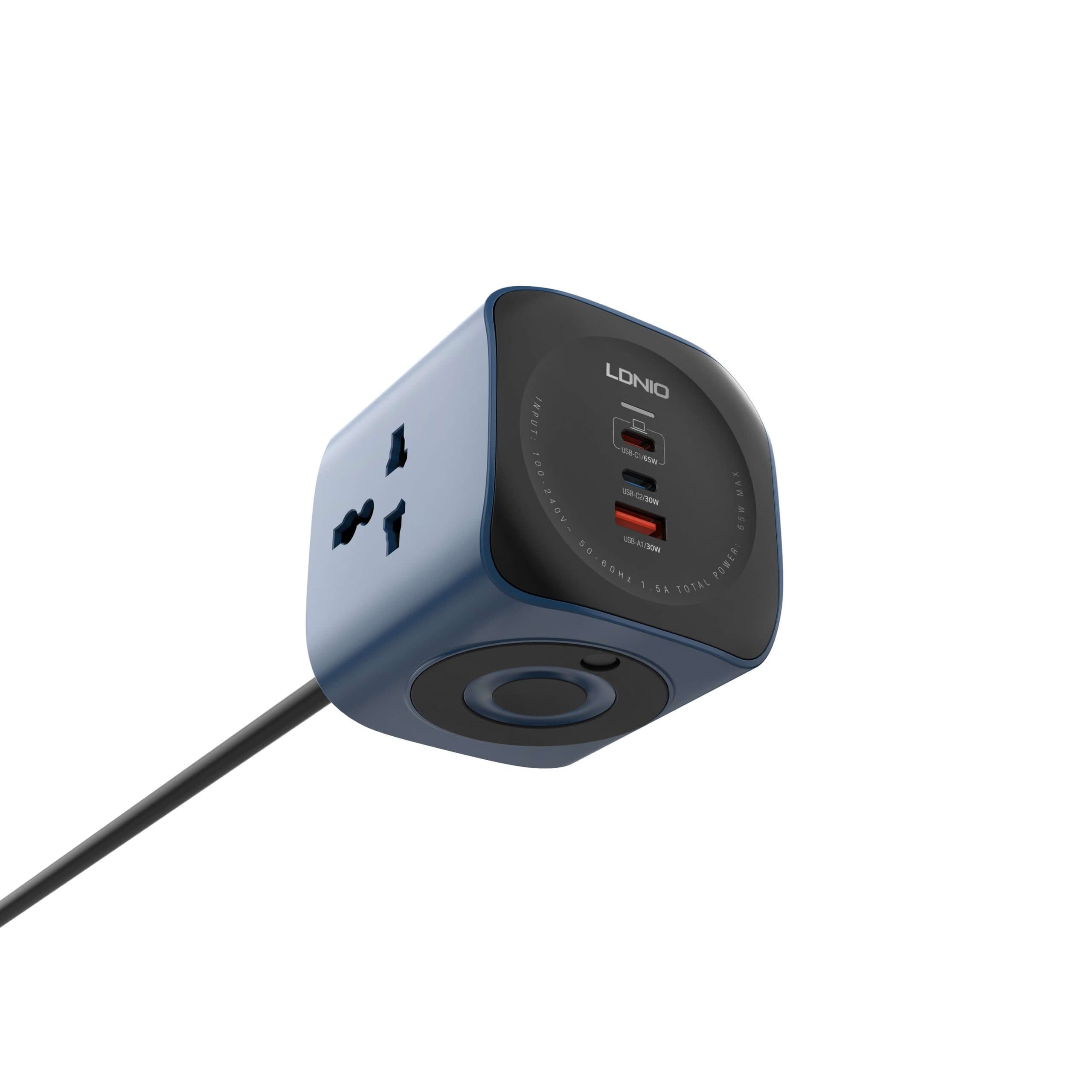 LDNIO SC3319 6-in-1 Power Socket Adapter Desktop Charger — image 2