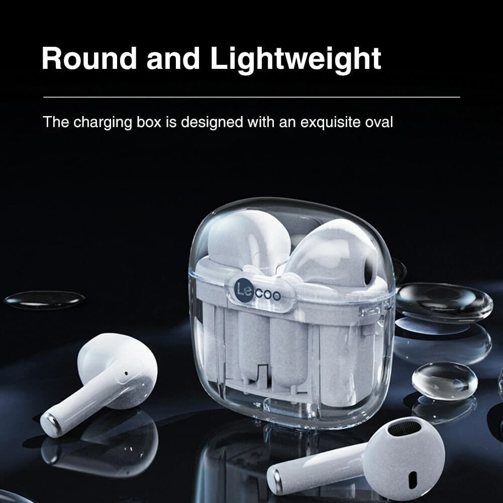 Lenovo Lecoo EW303 TWS Bluetooth 5.3 Earphones With Mic Touch Control Semi In Ear Earbuds — image 3