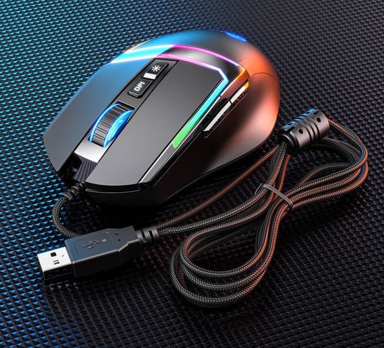 Lenovo Lecoo MS106 7 Button 3200 DPI Optical Wired Gaming Mouse — image 2