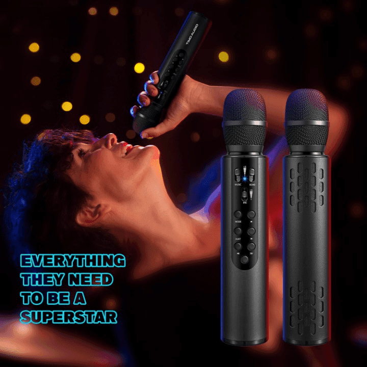 M6 KTV Bluetooth Karaoke Mic With Powerful 10W Speaker — image 4