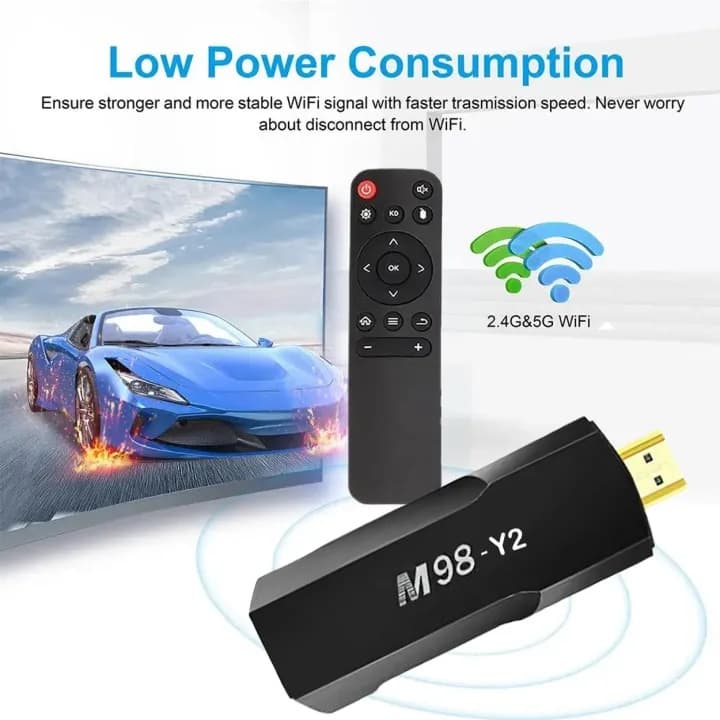M98 Y2 Smart TV Stick Android TV 4K Ultra HD Google Assistant — image 4