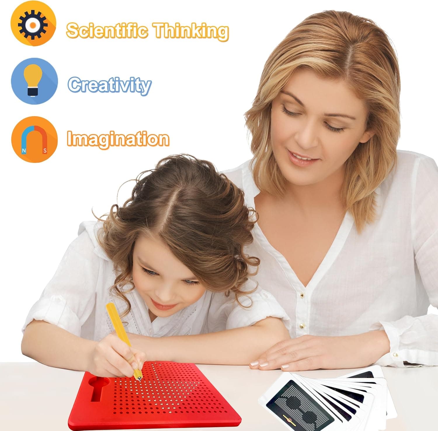 Magnetic Drawing Board Doodle Board For Kids Ages 4–8 — image 3