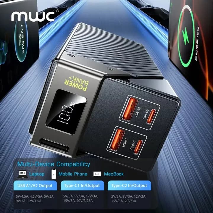 MWC PowerPulse MP30K 30000mAh 65W Fast Charging Powerbank — image 6
