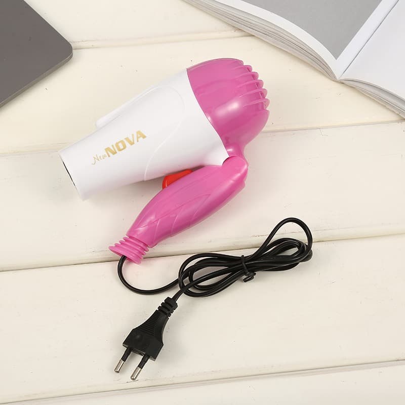 NOVA N658 Mini Foldable Low-Watt Hair Dryer – Pink — image 3