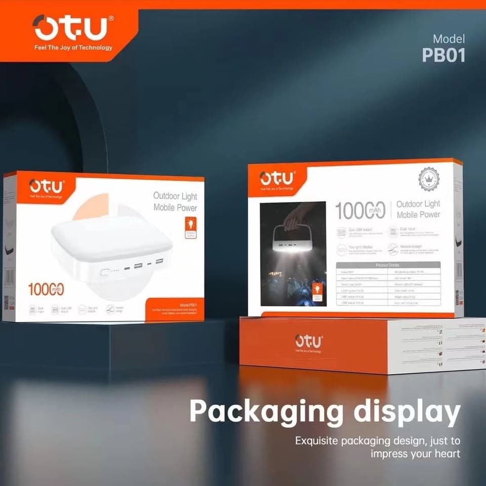 Otu Outdoor 2x USB 5V 2A Mobile Power Bank 10000mah with 3W Light — image 4