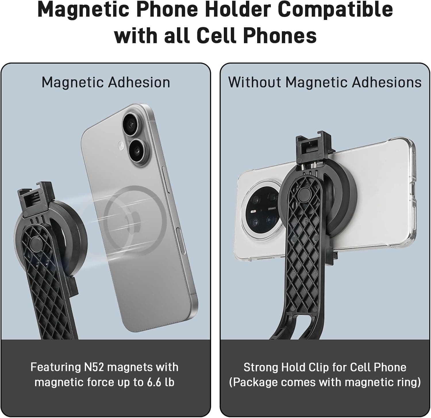 P135 Magnetic Selfie Stick MagSafe Tripod 4.5 Feet With Detachable Remote — image 4