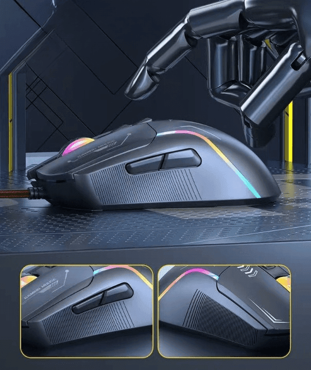 P19 Wired Gaming Mouse With RGB Lighting – Adjustable DPI 1600 / 2400 / 3200 — image 6