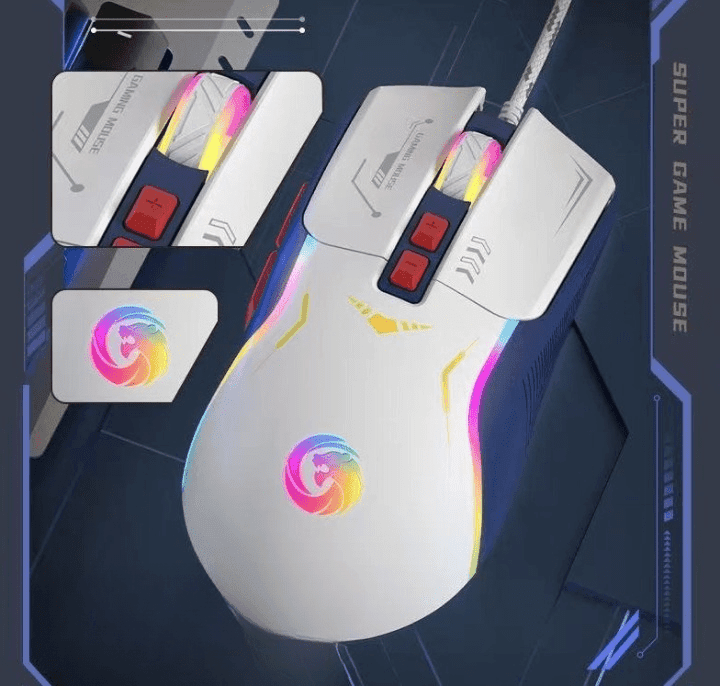 P19 Wired Gaming Mouse With RGB Lighting – Adjustable DPI 1600 / 2400 / 3200 — image 2