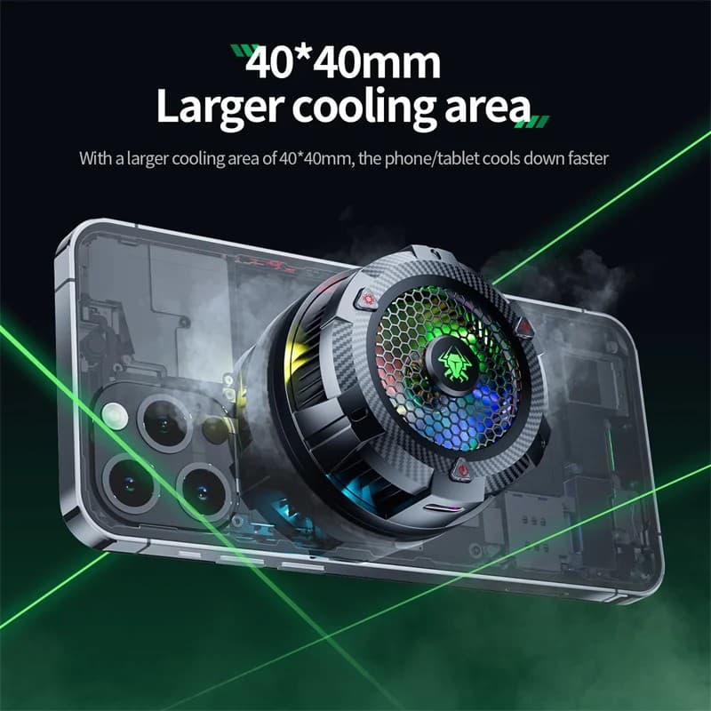 PLEXTONE EX1 Pro RGB Professional Game Player Hurricane Turbofan Magnetic Mobile Phone Radiator — image 2