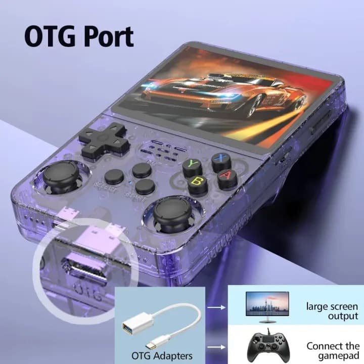 R36S Retro Handheld Game Console 3.5″ IPS Screen Pocket Player 64GB Preloaded Games — image 4