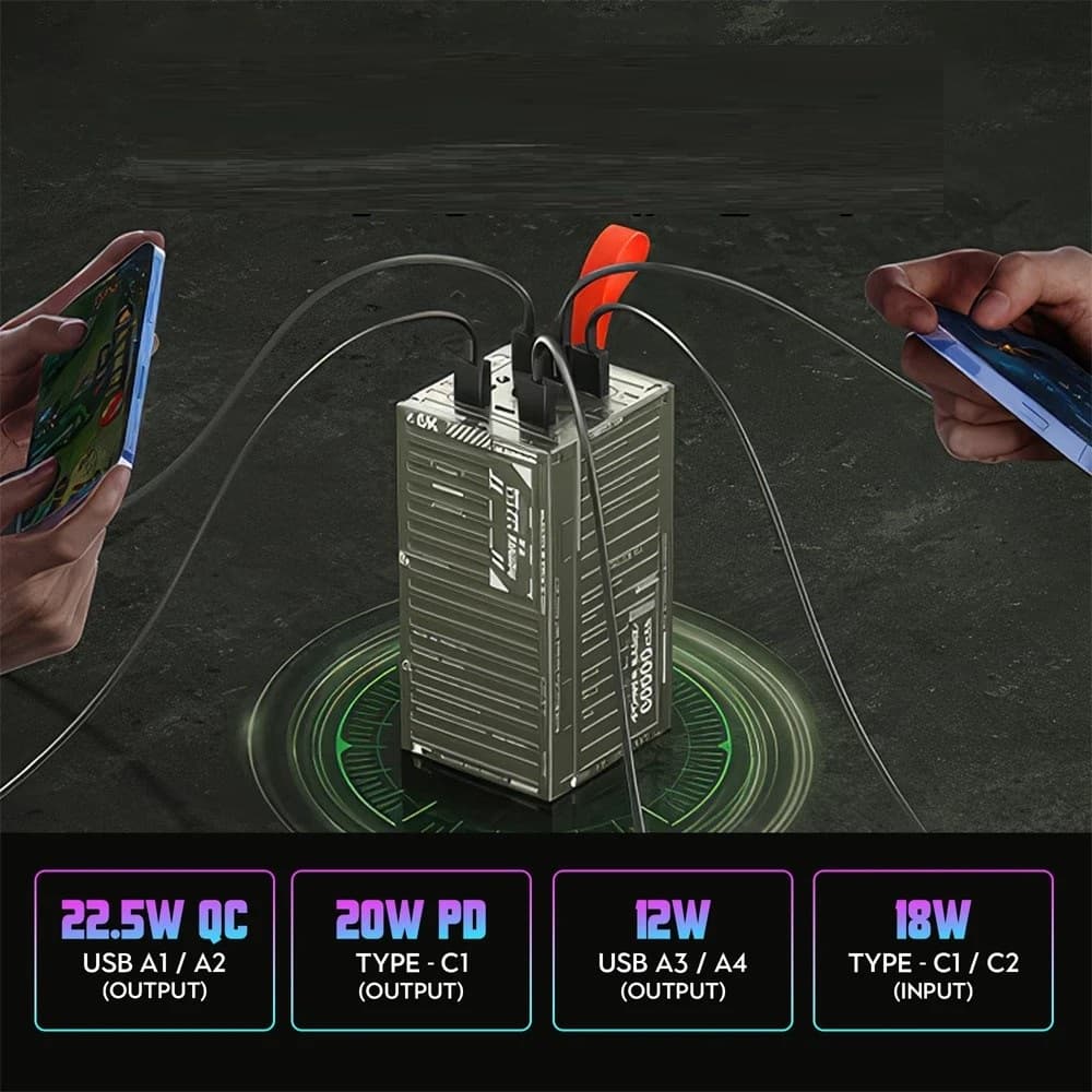 Remax RPP 609 60000mAh PD 20W+QC 22.5W Fast Charging Powerbank — image 2