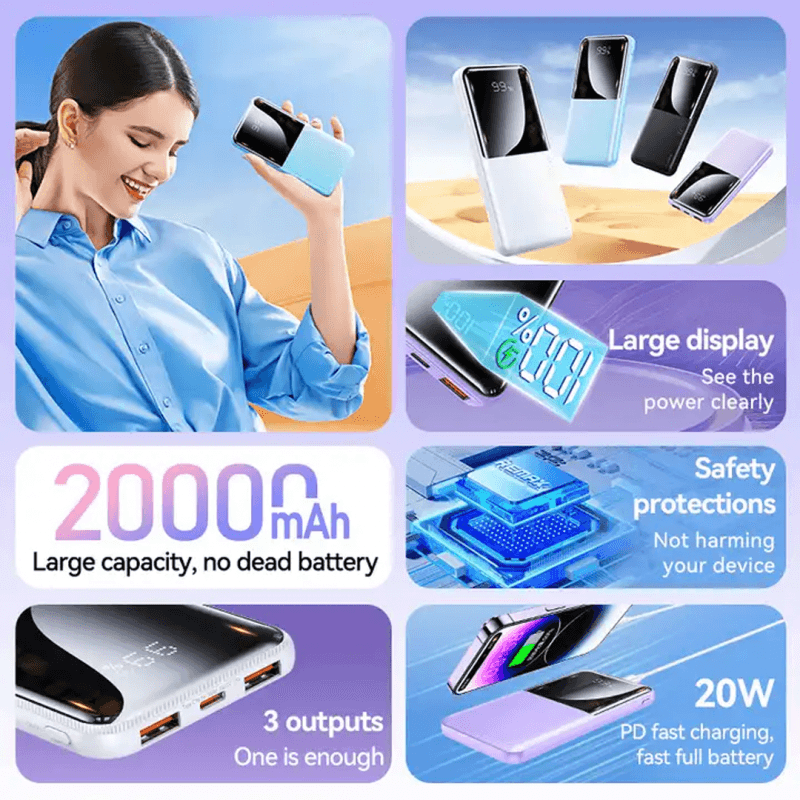 Remax RPP 623 20000mAh Powerbank 20W+22.5W PD+QC — image 3