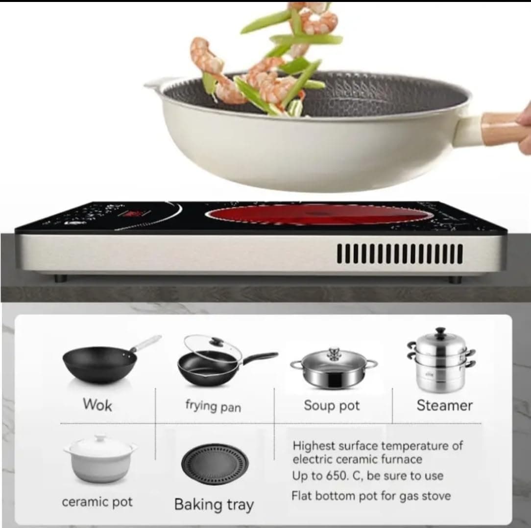 SOKANY SK07050 Electric Infrared Cooker – 3500W High-Power Electric Stove Digital LED Control Panel — image 4
