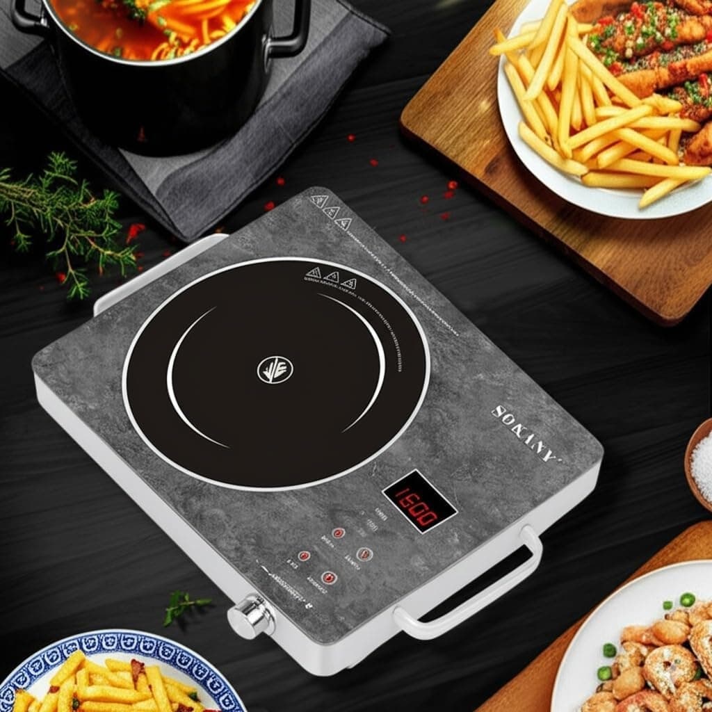 SOKANY SK07050 Electric Infrared Cooker – 3500W High-Power Electric Stove Digital LED Control Panel — image 3