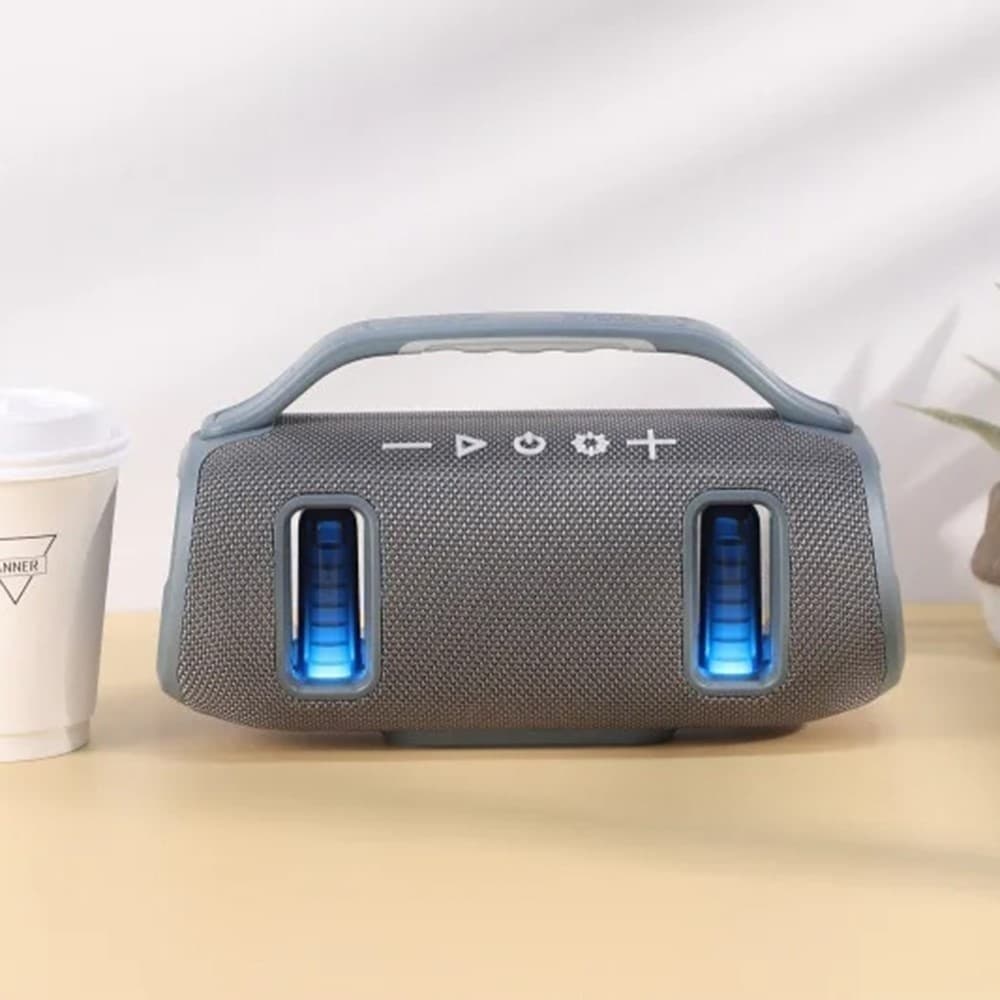 T&G TG694 Wireless Speaker Stereo Bass Waterproof Portable Fabric With LED RGB Light — image 2