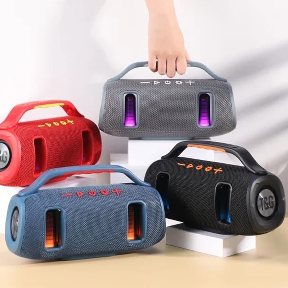 T&G TG694 Wireless Speaker Stereo Bass Waterproof Portable Fabric With LED RGB Light — image 5