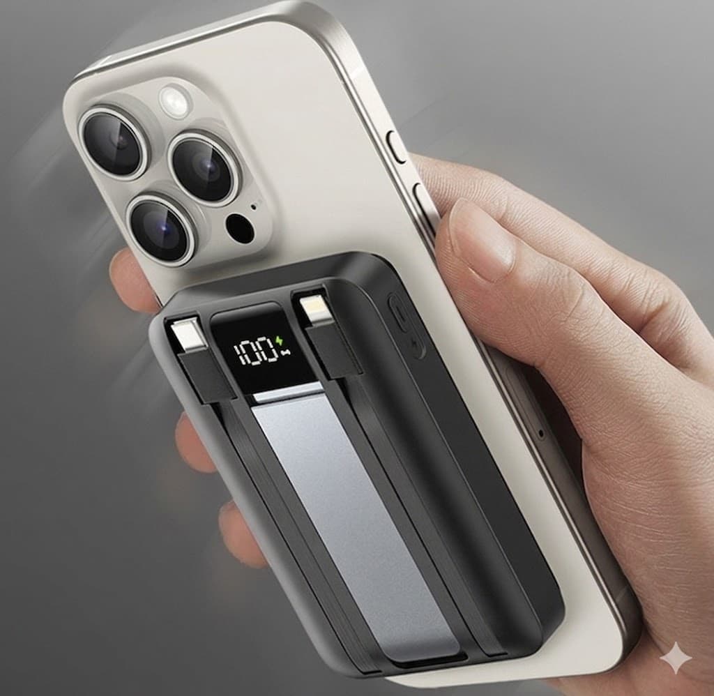 TOTU PB1019 Magnetic Powerbank 10000mAh Fast Charging Stand With Cable — image 6