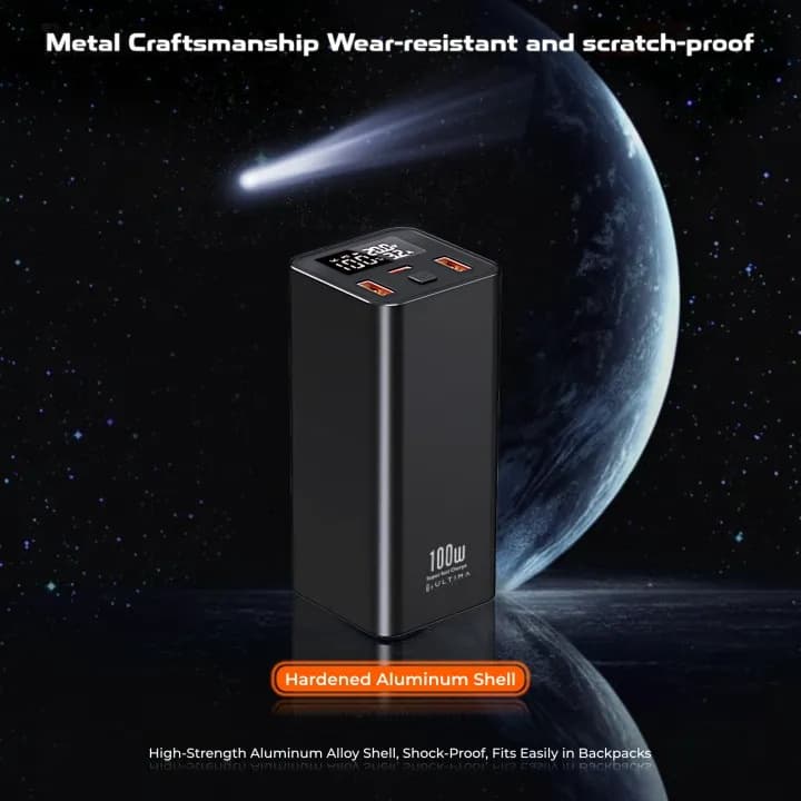 Ultima 20K Ultra Max 100W 20000mAh Power Bank - Full Metal Body, LED Display, PD & QC 3.0 — image 4
