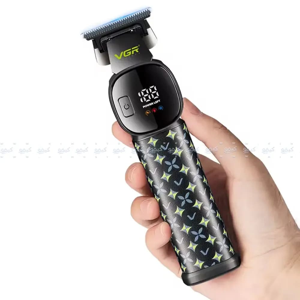 VGR V-185 Hair Cutting Machine Cordless LED Display Professional Trimmer for Men — image 2