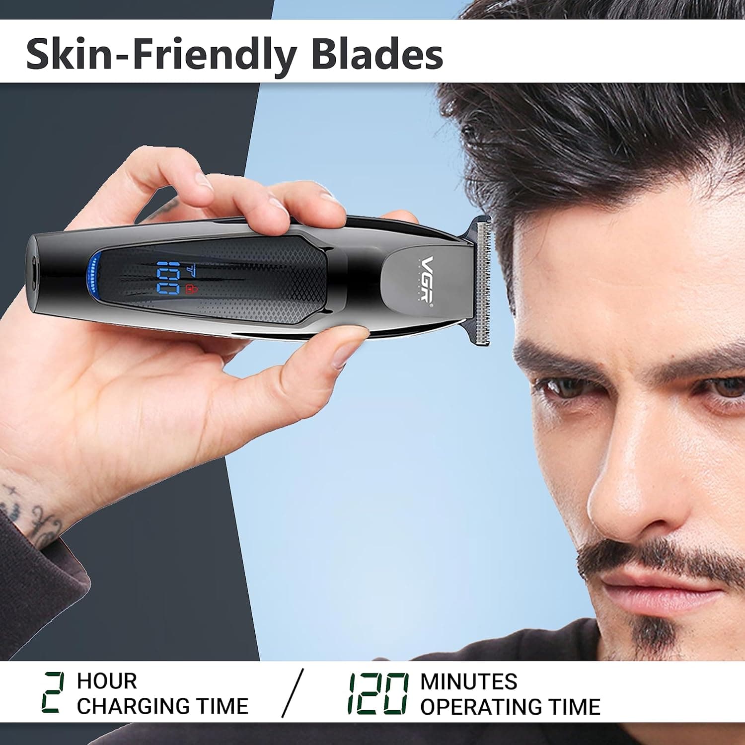 VGR V070 Professional Hair Trimmer For Men — image 3