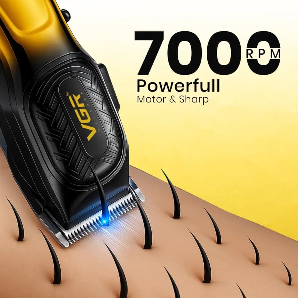 VGR V654 Professional Hair Clipper For Men – 200min Runtime & 7000 RPM Motor — image 3