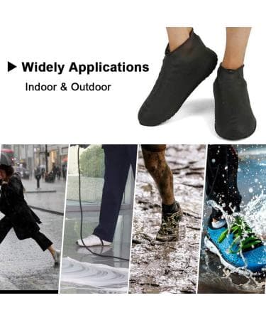 Waterproof Shoe Cover Non Slip Water Resistant Rain Shoe Cover Protector — image 4