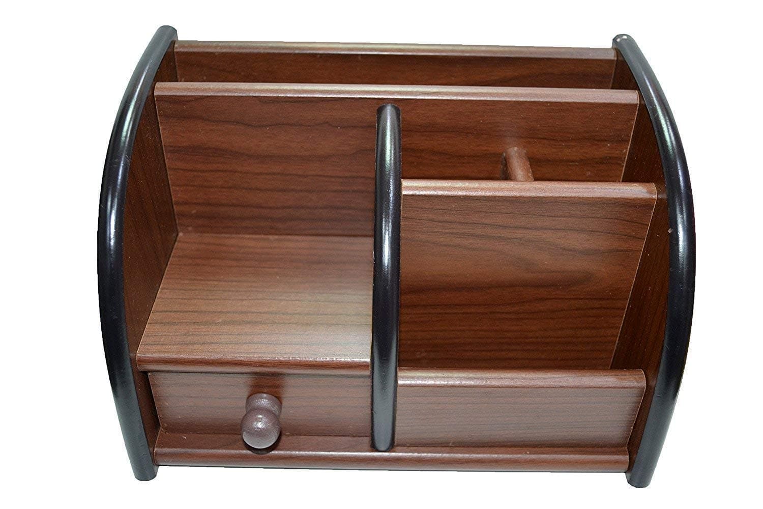 XL 5018 Wooden Pen Holder With Drawer - — image 3