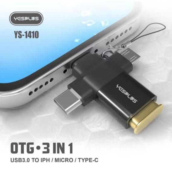 Yesplus YS 1410 3 In 1 High Speed Expansion OTG·USB 3.0 — image 2